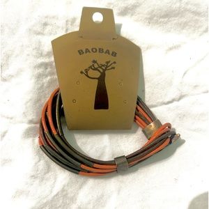 NWT Leather bracelet made in Africa